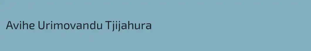 Avihe Urimovandu Tjijahura